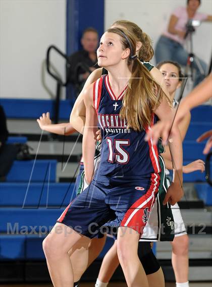 Thumbnail 2 in Vacaville Christian vs. Granite Bay (Dorothy Speck Memorial) photogallery.