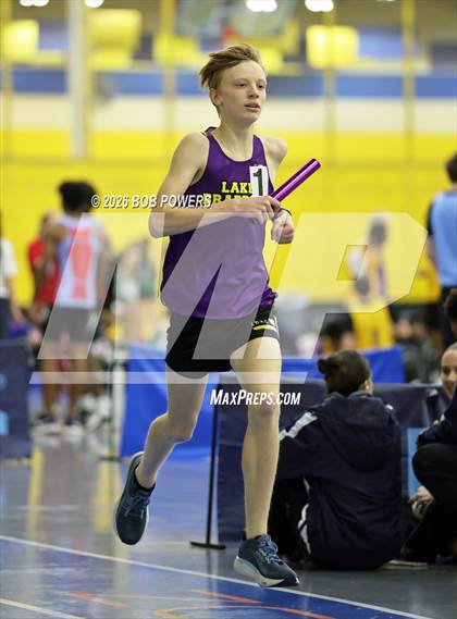 Thumbnail 2 in Northern VA TJMS Meet #7 (Boys 4x800 Meter Relay) photogallery.