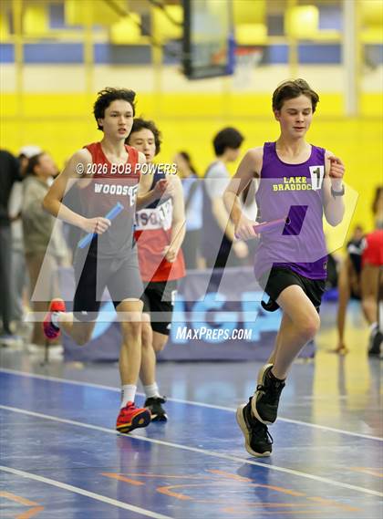 Thumbnail 2 in Northern VA TJMS Meet #7 (Boys 4x800 Meter Relay) photogallery.