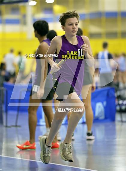 Thumbnail 3 in Northern VA TJMS Meet #7 (Boys 4x800 Meter Relay) photogallery.