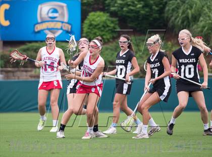 Thumbnail 2 in Charlotte Catholic vs. East Chapel Hill (NCHSAA Final) photogallery.