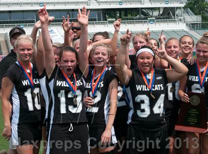 Thumbnail 3 in Charlotte Catholic vs. East Chapel Hill (NCHSAA Final) photogallery.