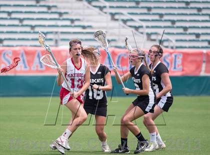Thumbnail 3 in Charlotte Catholic vs. East Chapel Hill (NCHSAA Final) photogallery.