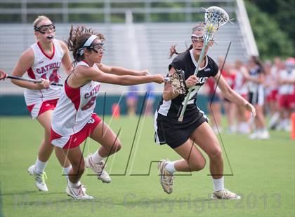 Thumbnail 1 in Charlotte Catholic vs. East Chapel Hill (NCHSAA Final) photogallery.