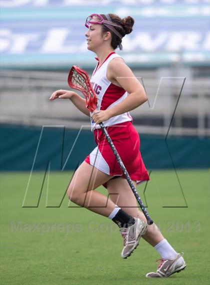 Thumbnail 2 in Charlotte Catholic vs. East Chapel Hill (NCHSAA Final) photogallery.