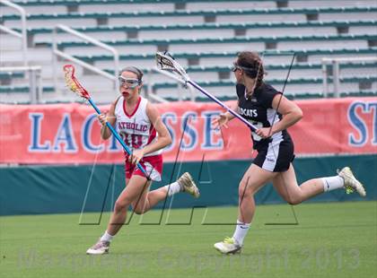 Thumbnail 1 in Charlotte Catholic vs. East Chapel Hill (NCHSAA Final) photogallery.