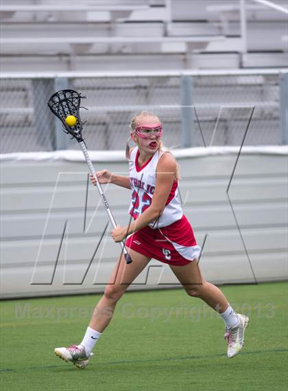 Thumbnail 2 in Charlotte Catholic vs. East Chapel Hill (NCHSAA Final) photogallery.