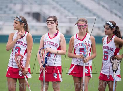 Thumbnail 1 in Charlotte Catholic vs. East Chapel Hill (NCHSAA Final) photogallery.