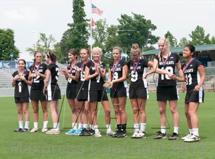 Thumbnail 2 in Charlotte Catholic vs. East Chapel Hill (NCHSAA Final) photogallery.