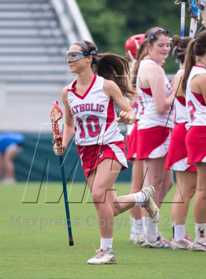 Thumbnail 1 in Charlotte Catholic vs. East Chapel Hill (NCHSAA Final) photogallery.
