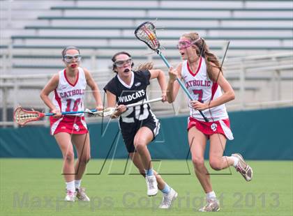 Thumbnail 1 in Charlotte Catholic vs. East Chapel Hill (NCHSAA Final) photogallery.