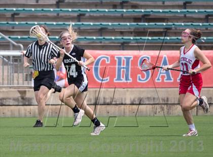 Thumbnail 2 in Charlotte Catholic vs. East Chapel Hill (NCHSAA Final) photogallery.