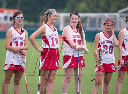 Thumbnail 1 in Charlotte Catholic vs. East Chapel Hill (NCHSAA Final) photogallery.