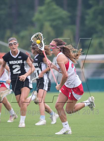 Thumbnail 3 in Charlotte Catholic vs. East Chapel Hill (NCHSAA Final) photogallery.