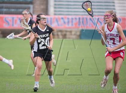 Thumbnail 1 in Charlotte Catholic vs. East Chapel Hill (NCHSAA Final) photogallery.