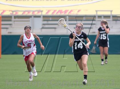 Thumbnail 1 in Charlotte Catholic vs. East Chapel Hill (NCHSAA Final) photogallery.