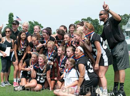 Thumbnail 2 in Charlotte Catholic vs. East Chapel Hill (NCHSAA Final) photogallery.