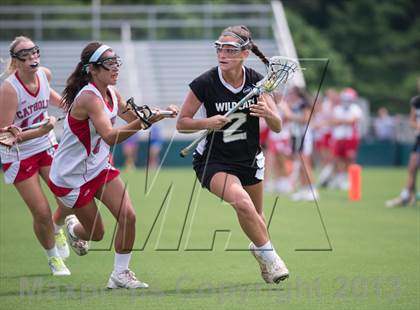 Thumbnail 2 in Charlotte Catholic vs. East Chapel Hill (NCHSAA Final) photogallery.
