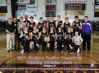Thumbnail 1 in Redding Christian vs. Chester (CIF NS D6 Final) photogallery.