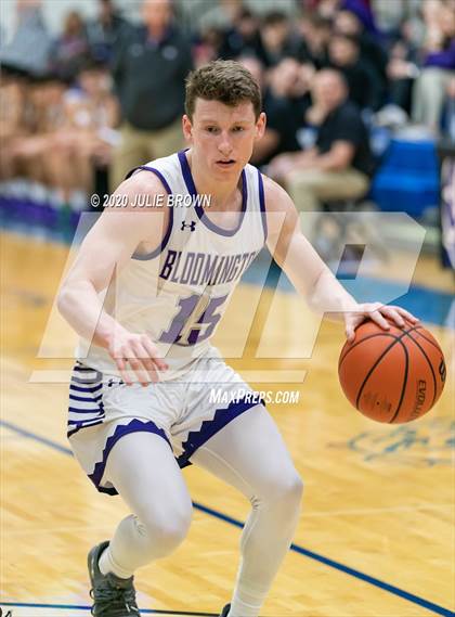 Thumbnail 3 in Bloomington South Vs East Central (IHSAA 4A Sectional Final) photogallery.