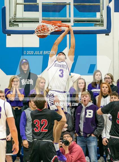 Thumbnail 3 in Bloomington South Vs East Central (IHSAA 4A Sectional Final) photogallery.