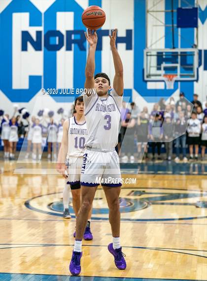 Thumbnail 3 in Bloomington South Vs East Central (IHSAA 4A Sectional Final) photogallery.