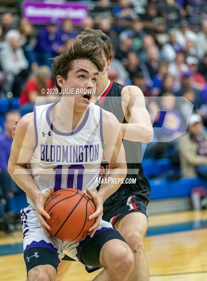 Thumbnail 3 in Bloomington South Vs East Central (IHSAA 4A Sectional Final) photogallery.