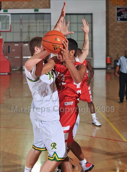 Thumbnail 1 in Roosevelt vs. St. George's - Vancouver, BC (MaxPreps Holiday Classic) photogallery.