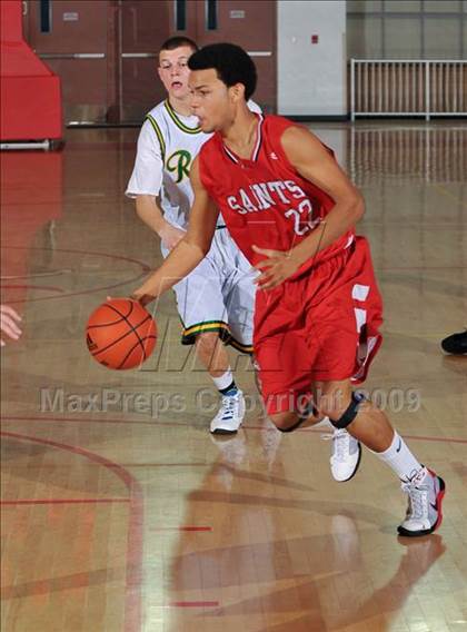 Thumbnail 1 in Roosevelt vs. St. George's - Vancouver, BC (MaxPreps Holiday Classic) photogallery.
