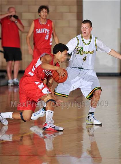 Thumbnail 2 in Roosevelt vs. St. George's - Vancouver, BC (MaxPreps Holiday Classic) photogallery.
