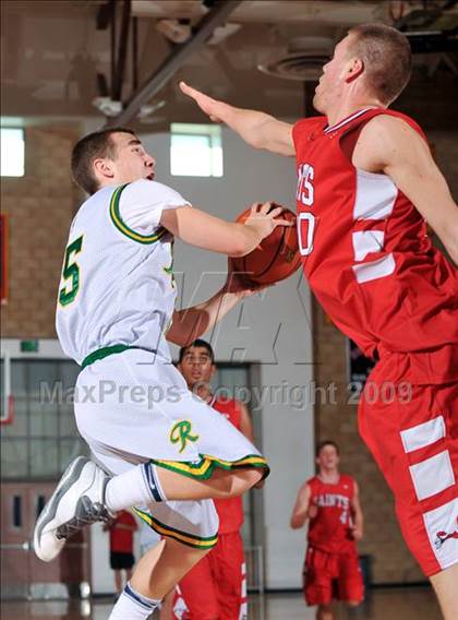 Thumbnail 1 in Roosevelt vs. St. George's - Vancouver, BC (MaxPreps Holiday Classic) photogallery.