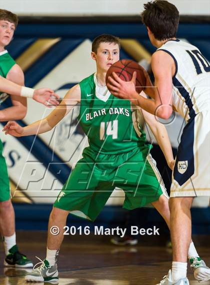 Thumbnail 1 in Helias vs Blair Oaks (Central Bank Shootout) photogallery.
