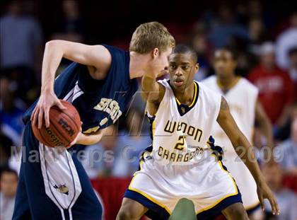 Thumbnail 1 in Bishop McGuinness vs. Weldon (NCHSAA 1A Final) photogallery.