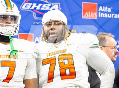 Thumbnail 3 in Perry vs Stockbridge (GHSA 4A State Championship) photogallery.