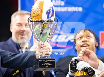 Thumbnail 2 in Perry vs Stockbridge (GHSA 4A State Championship) photogallery.