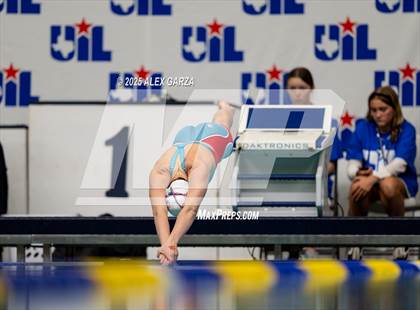Thumbnail 2 in UIL 4A Girls Swimming Finals photogallery.