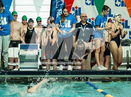 Thumbnail 2 in UIL 4A Girls Swimming Finals photogallery.
