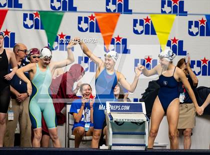 Thumbnail 2 in UIL 4A Girls Swimming Finals photogallery.