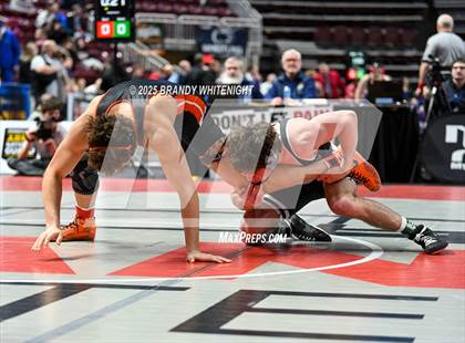 Thumbnail 3 in PIAA Boys AA/AAA Wrestling Championship photogallery.