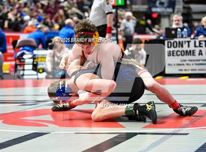 Thumbnail 2 in PIAA Boys AA/AAA Wrestling Championship photogallery.