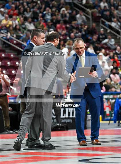 Thumbnail 1 in PIAA Boys AA/AAA Wrestling Championship photogallery.