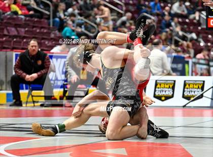 Thumbnail 2 in PIAA Boys AA/AAA Wrestling Championship photogallery.