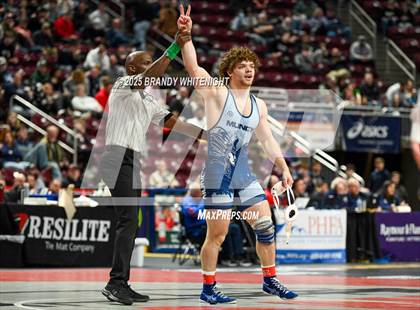 Thumbnail 2 in PIAA Boys AA/AAA Wrestling Championship photogallery.
