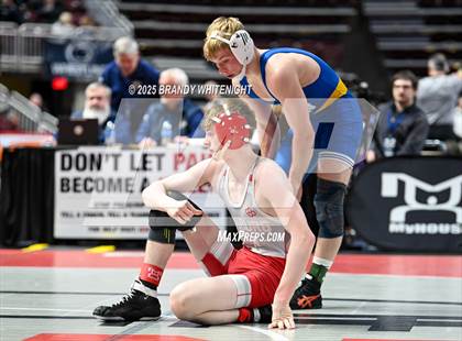 Thumbnail 2 in PIAA Boys AA/AAA Wrestling Championship photogallery.