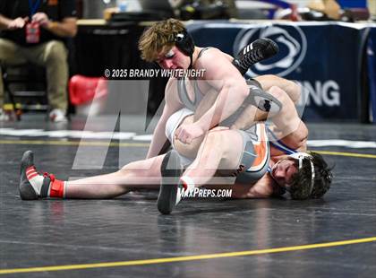 Thumbnail 1 in PIAA Boys AA/AAA Wrestling Championship photogallery.