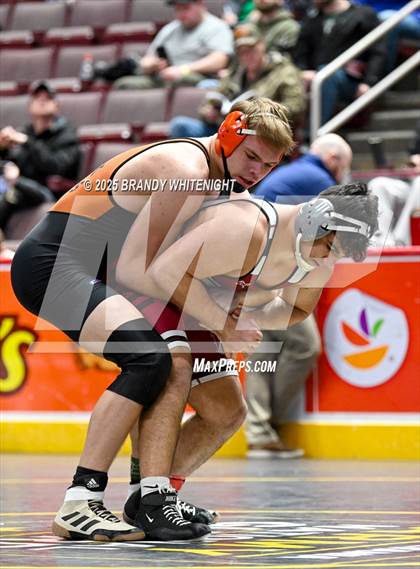 Thumbnail 2 in PIAA Boys AA/AAA Wrestling Championship photogallery.