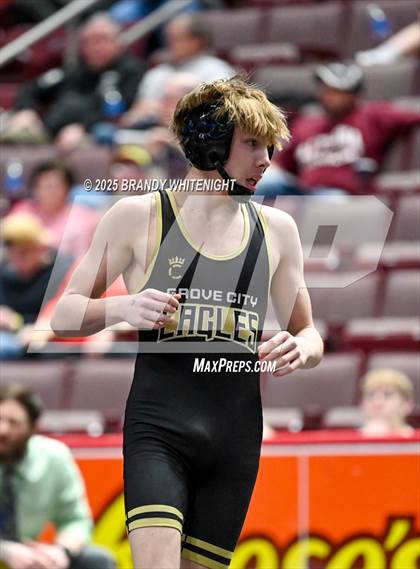 Thumbnail 2 in PIAA Boys AA/AAA Wrestling Championship photogallery.