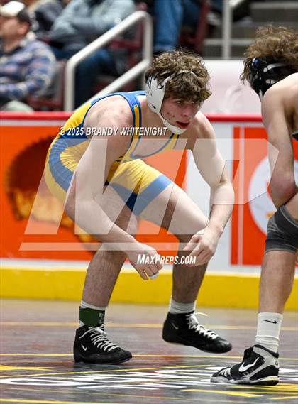 Thumbnail 1 in PIAA Boys AA/AAA Wrestling Championship photogallery.