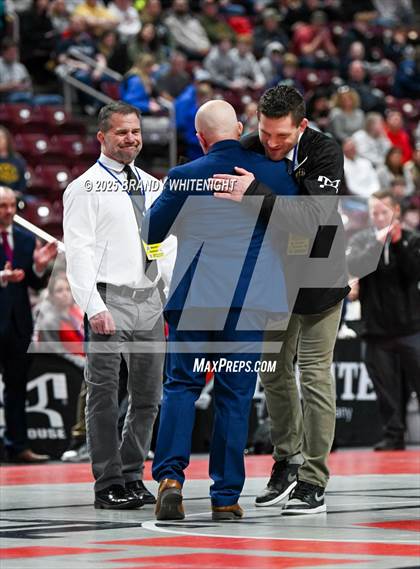 Thumbnail 3 in PIAA Boys AA/AAA Wrestling Championship photogallery.