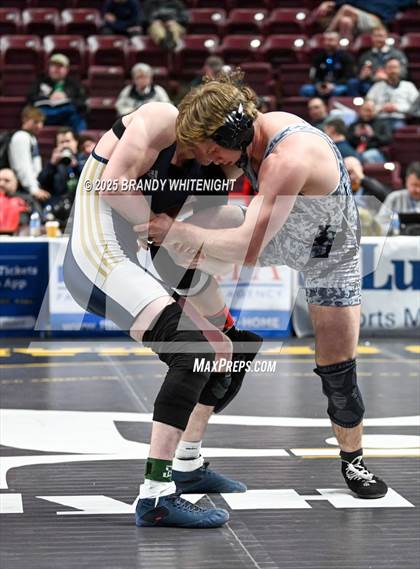 Thumbnail 3 in PIAA Boys AA/AAA Wrestling Championship photogallery.